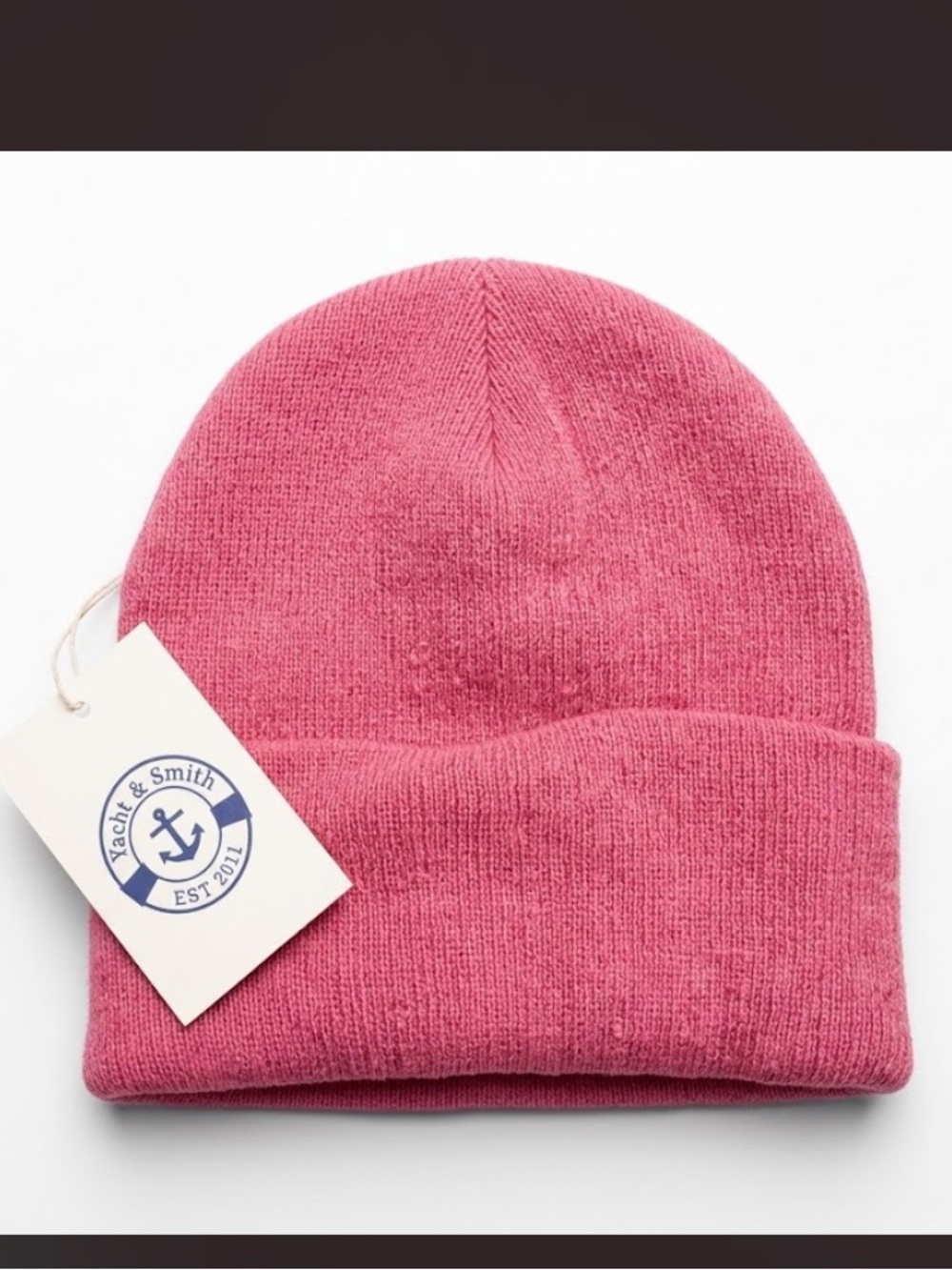 Pink Knit Beanie